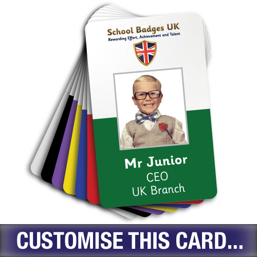 Photo ID Card (Vertical) - Layout 2