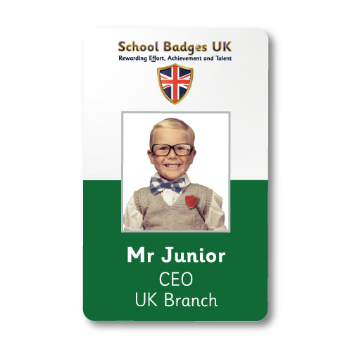 Photo ID Card (Vertical) - Layout 2 (view 4)