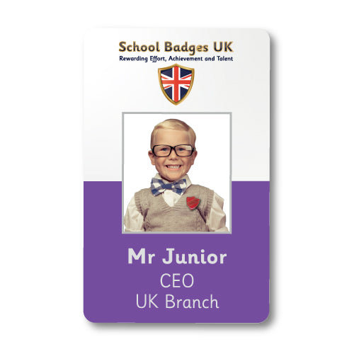 Photo ID Card (Vertical) - Layout 2 (view 8)