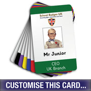Photo ID Card (Vertical) - Layout 3