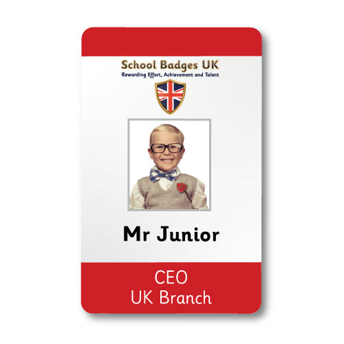 Photo ID Card (Vertical) - Layout 3 (view 5)