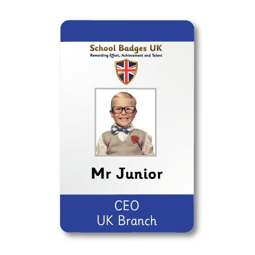Photo ID Card (Vertical) - Layout 3 (view 6)