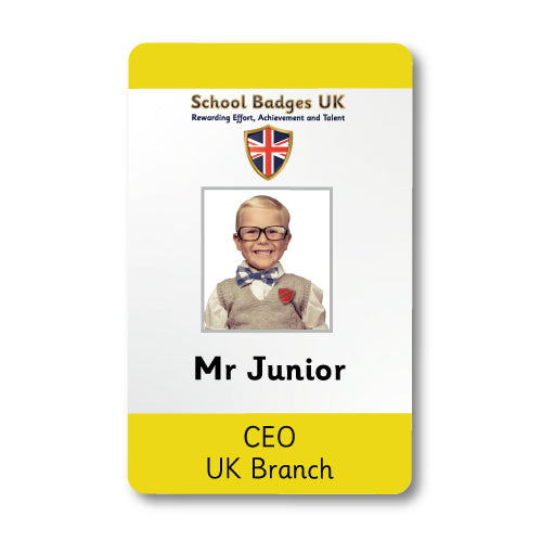 Photo ID Card (Vertical) - Layout 3 (view 7)
