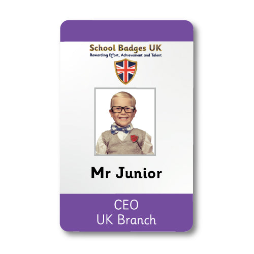 Photo ID Card (Vertical) - Layout 3 (view 8)
