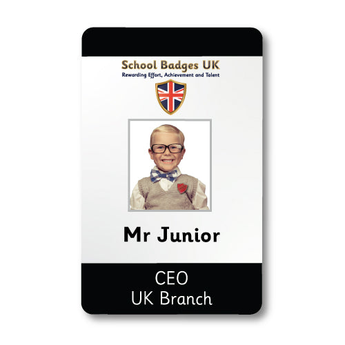 Photo ID Card (Vertical) - Layout 3 (view 9)