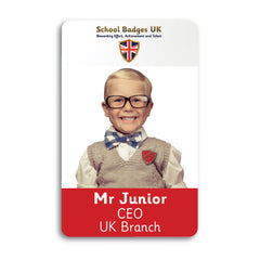 Photo ID Card (Vertical) - Layout 4