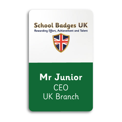 ID Card (Vertical) - Layout 1 (view 4)