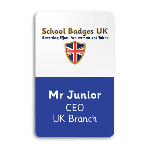 ID Card (Vertical) - Layout 1 (view 6)